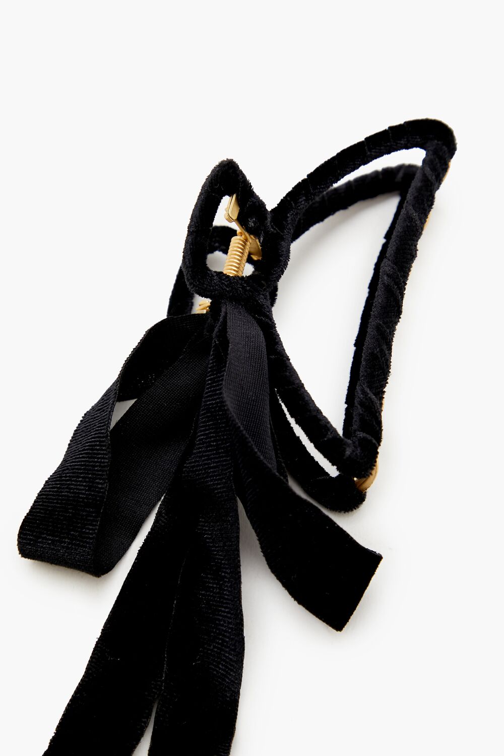 Velvet Bow Claw Hair Clip-Feelings Star