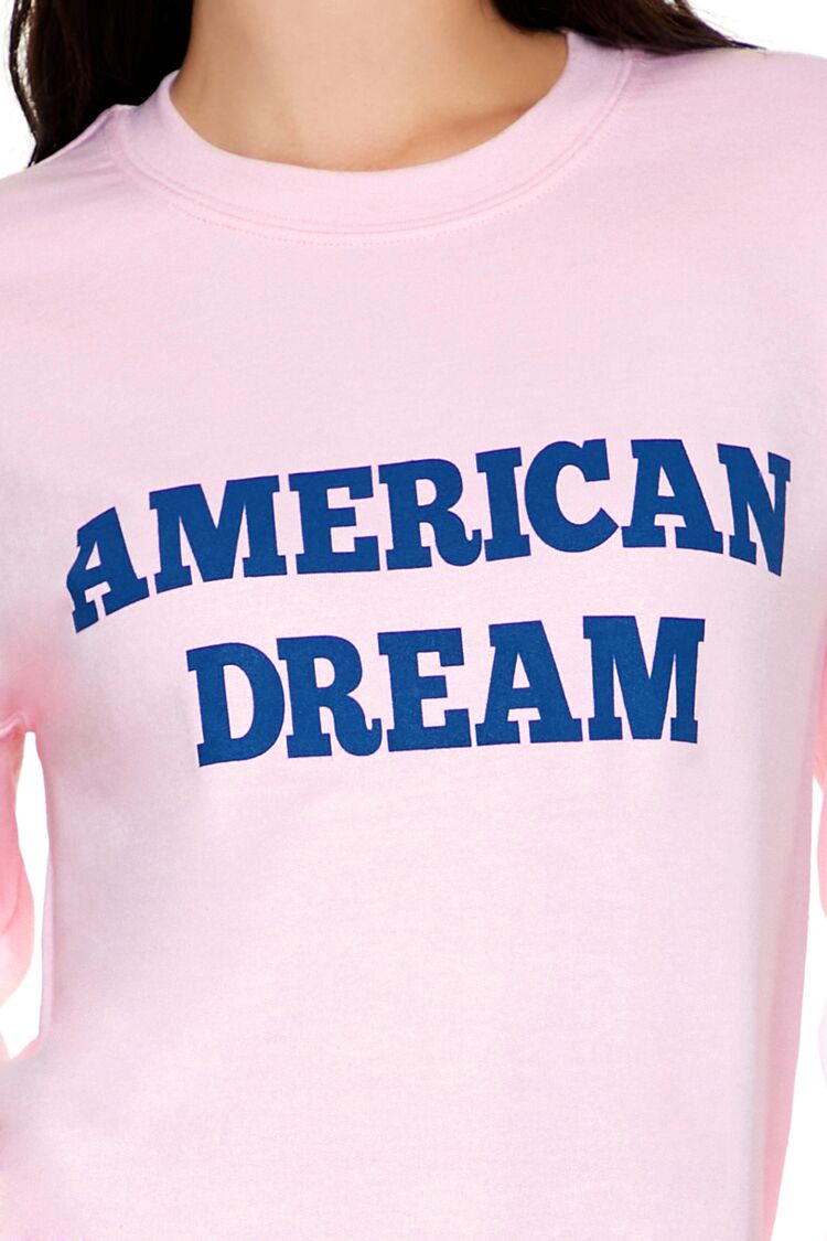 American Dream Graphic Pullover-Feelings Star