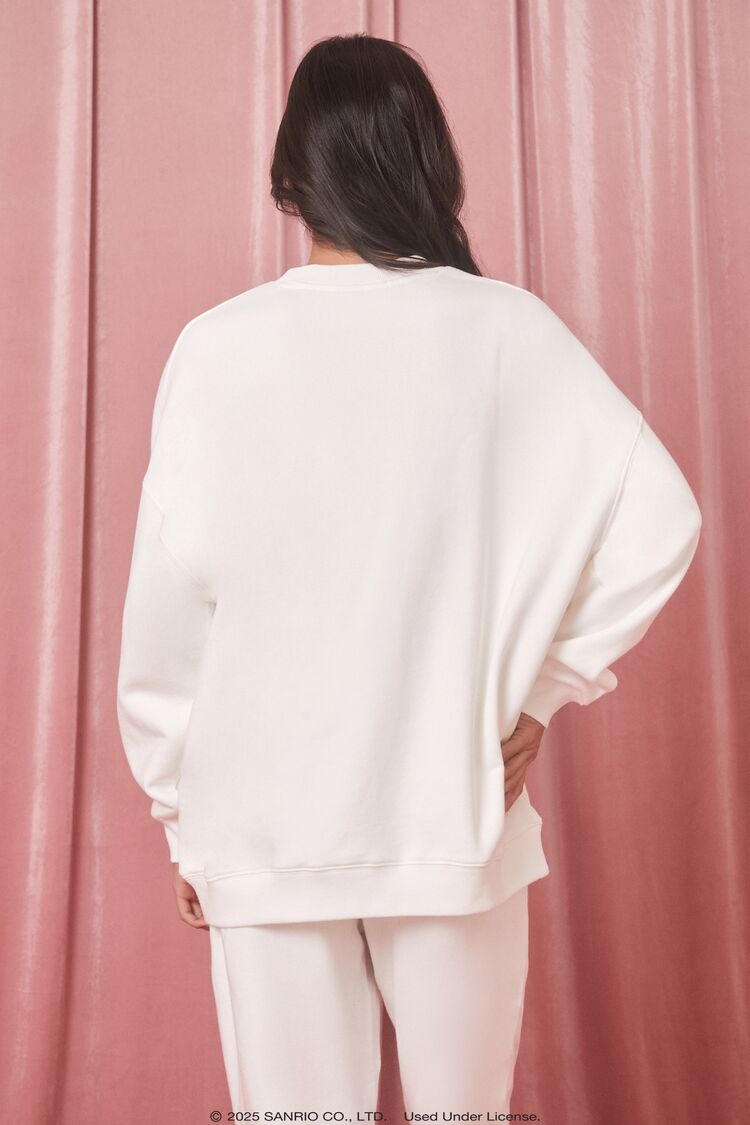 Embroidered Hello Kitty Pullover-Feelings Star