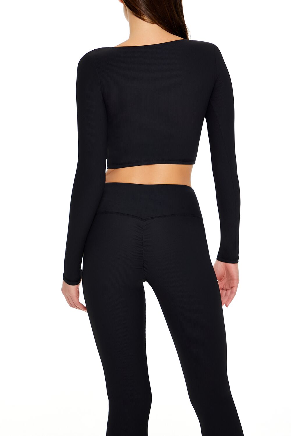 Active Square-Neck Crop Top-Feelings Star