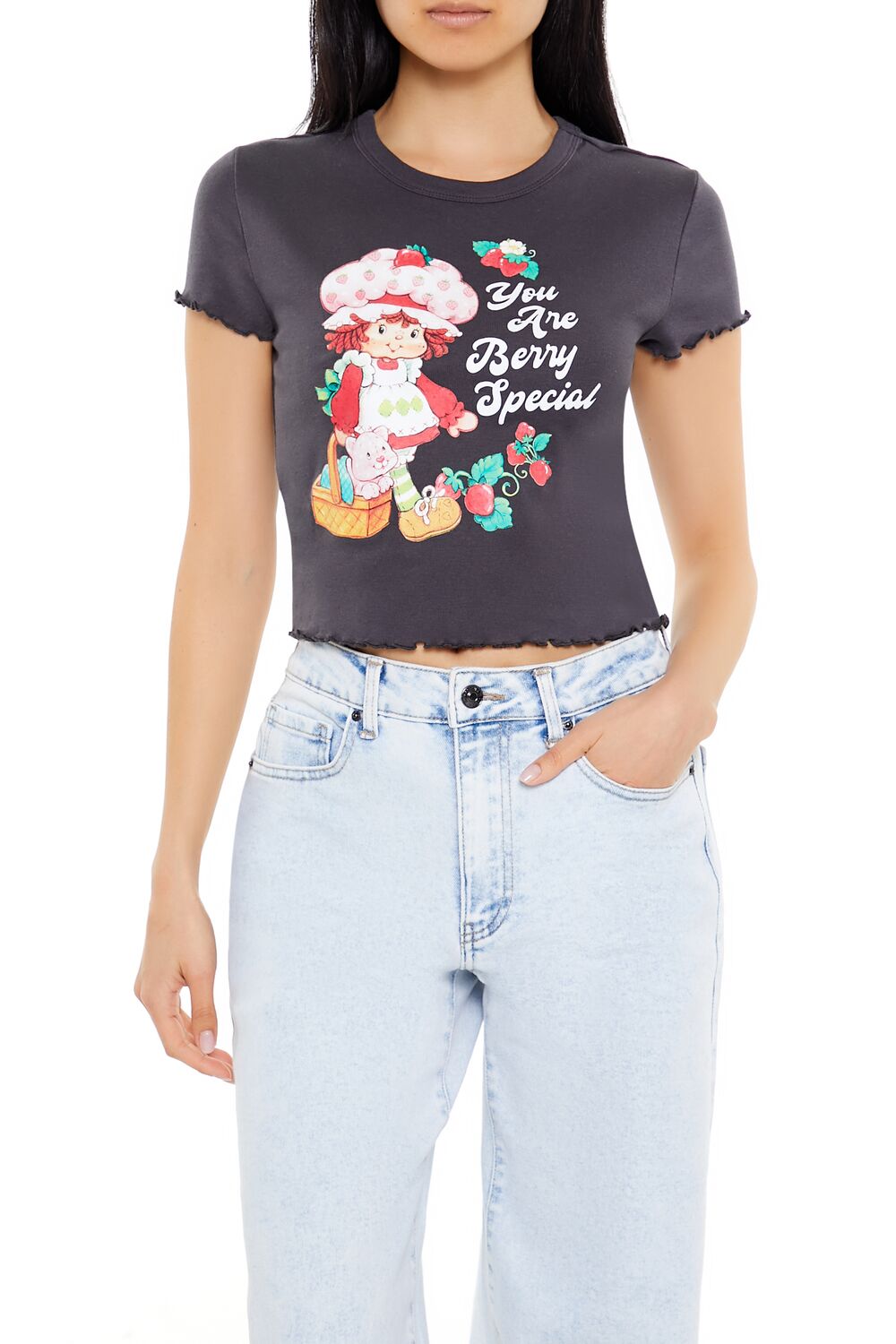 Strawberry Shortcake Baby Tee-Feelings Star