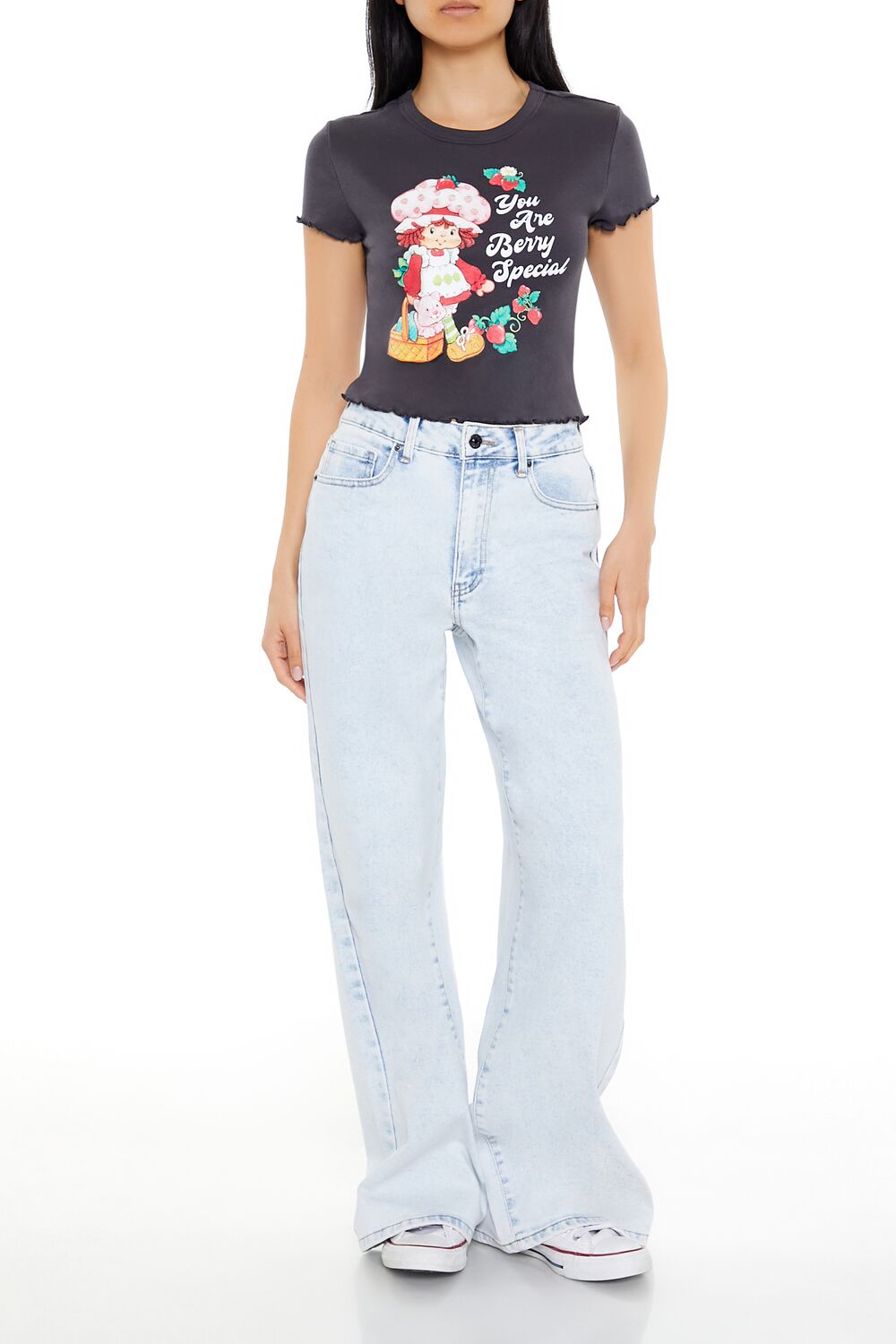 Strawberry Shortcake Baby Tee-Feelings Star