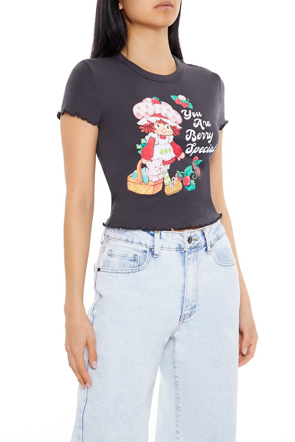 Strawberry Shortcake Baby Tee-Feelings Star