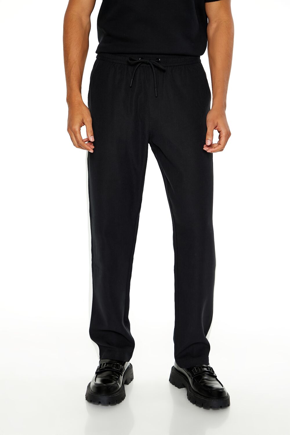 Striped Drawstring Pants-Feelings Star