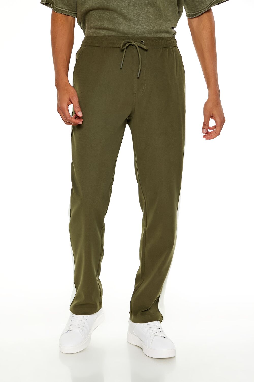 Striped Drawstring Pants-Feelings Star