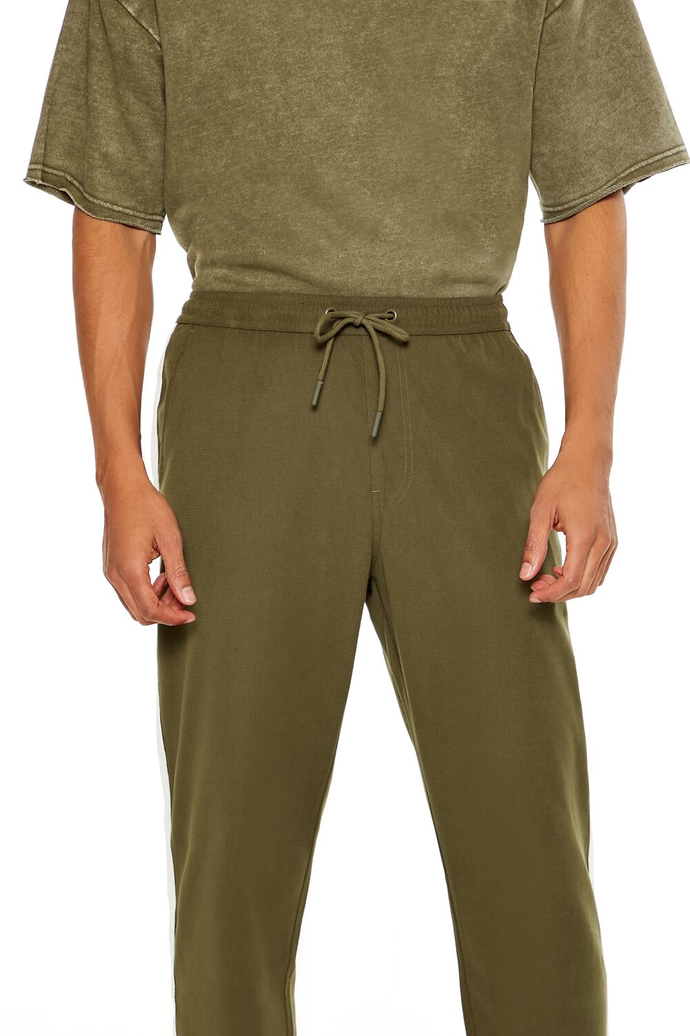 Striped Drawstring Pants-Feelings Star