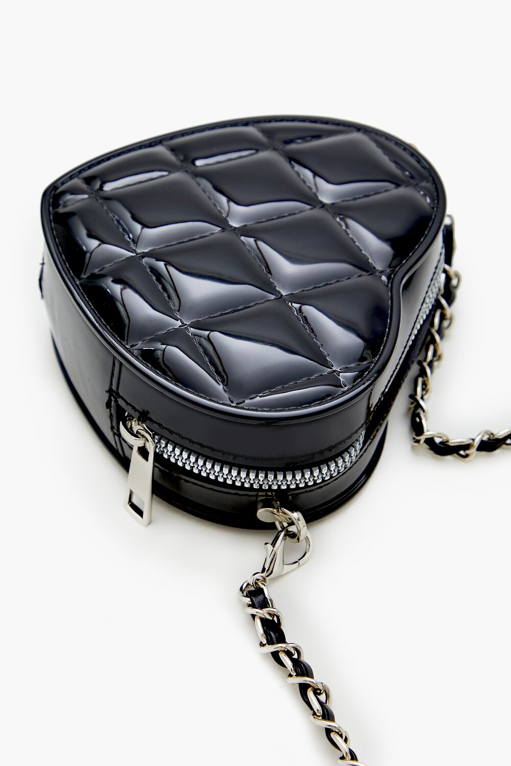 Quilted Heart Crossbody Bag-Feelings Star