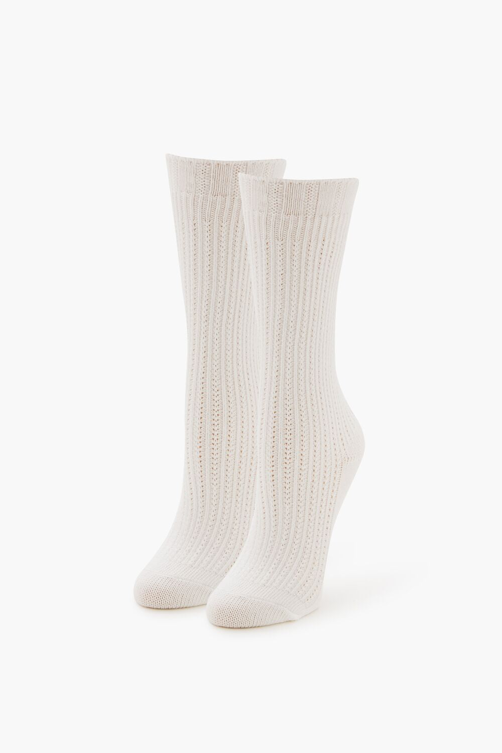Cable Knit Crew Socks-Feelings Star