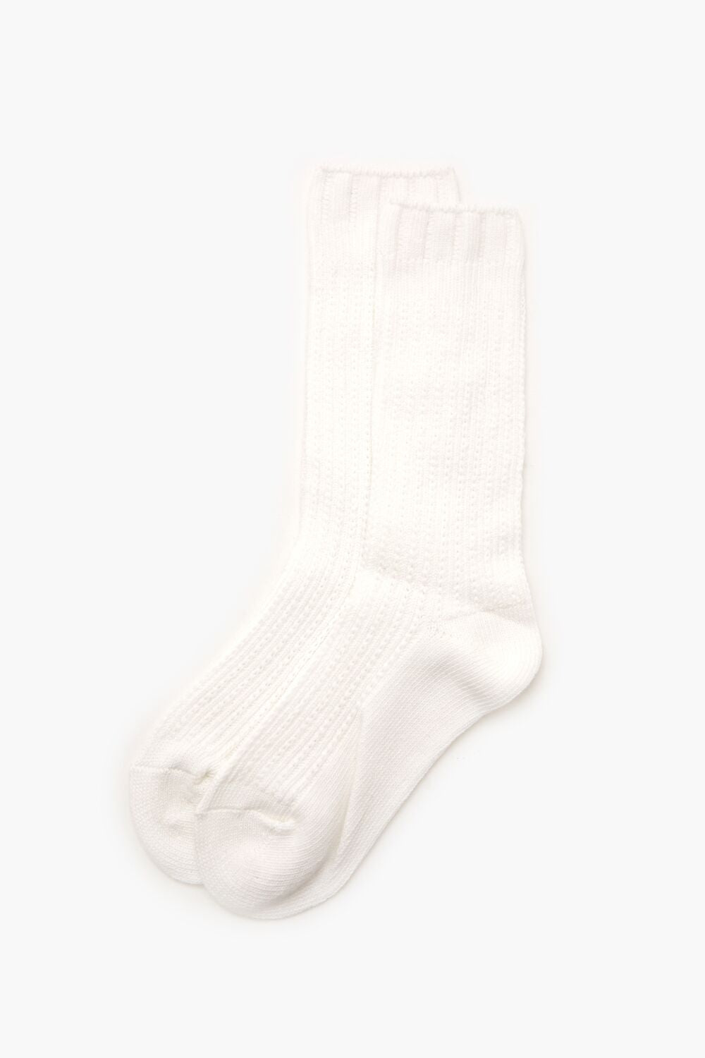 Cable Knit Crew Socks-Feelings Star