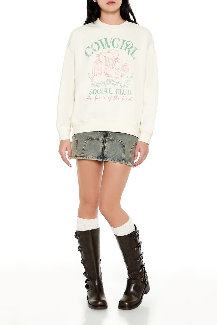 Cowgirl Social Club Pullover-Feelings Star