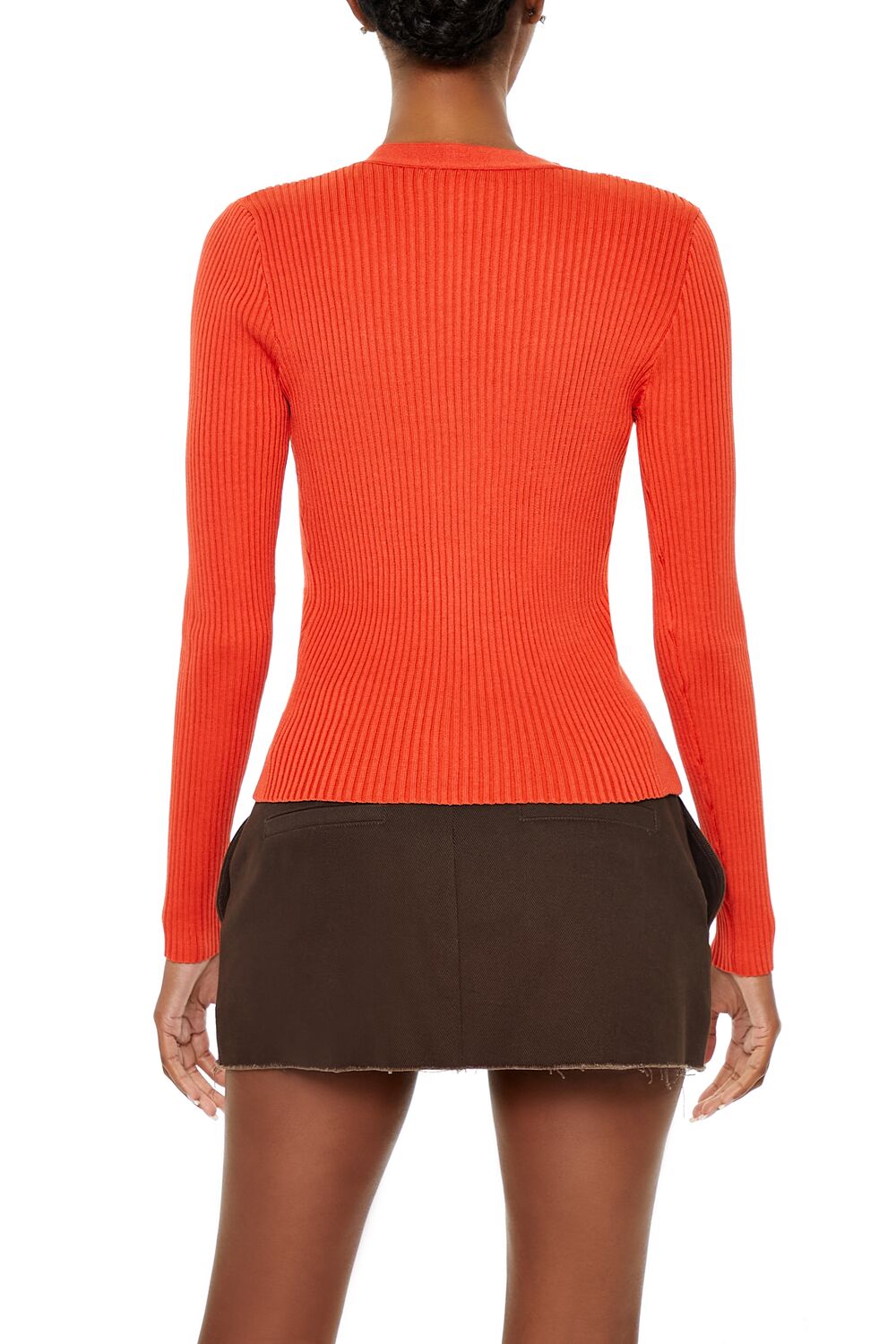 Twisted Split-Hem Sweater-Feelings Star