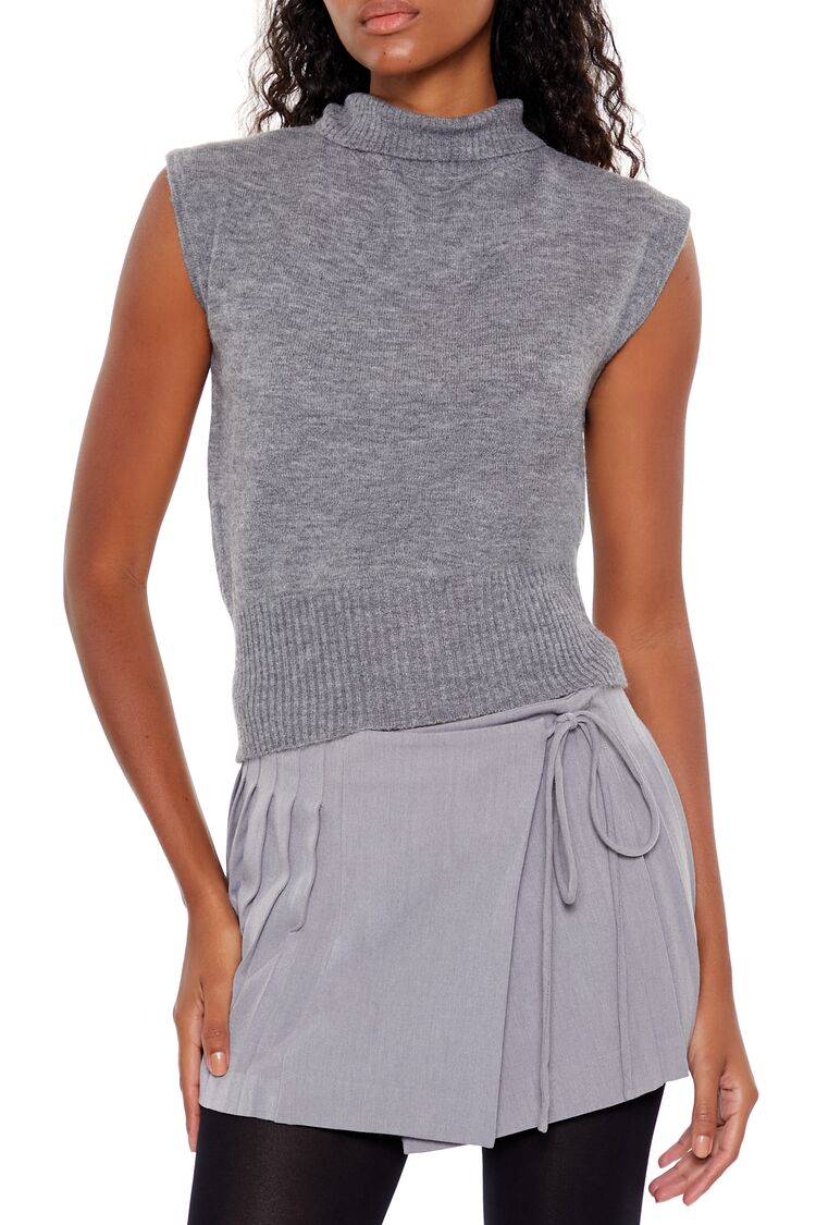 Turtleneck Sweater Vest-Feelings Star