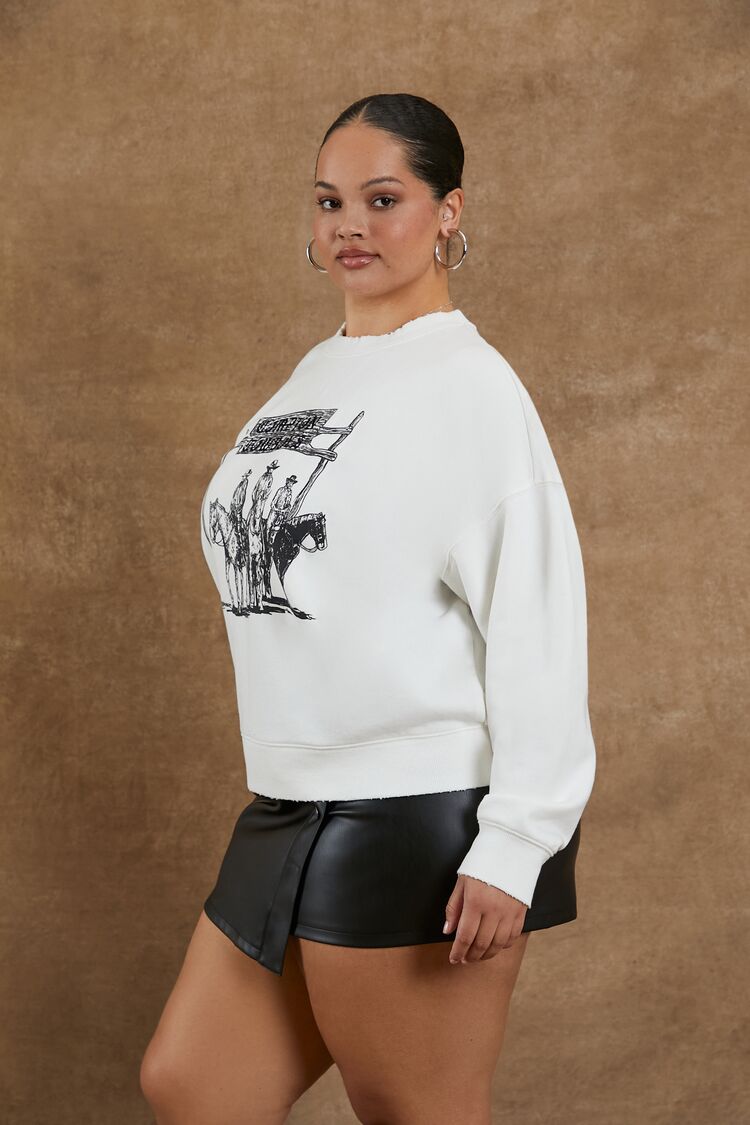 Plus Size Compton Cowboys Pullover-Feelings Star
