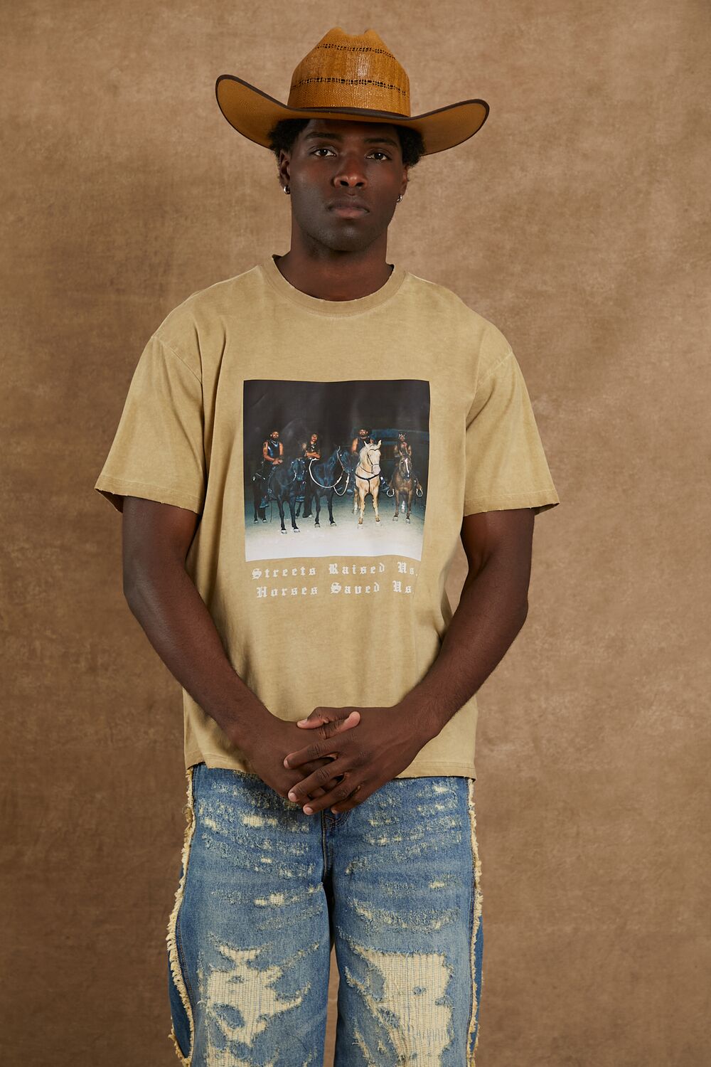 Unisex Compton Cowboys Graphic Tee-Feelings Star