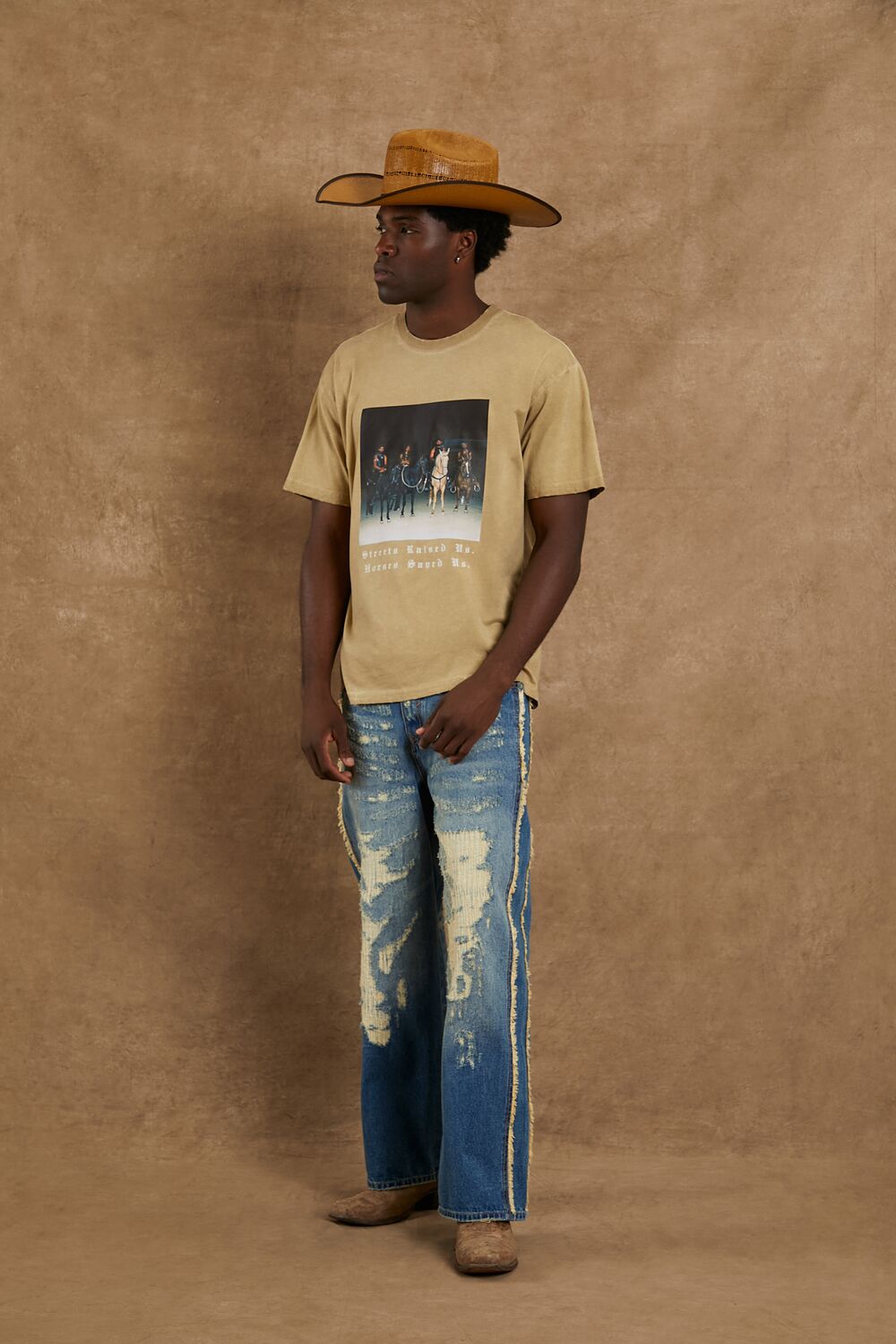 Unisex Compton Cowboys Graphic Tee-Feelings Star