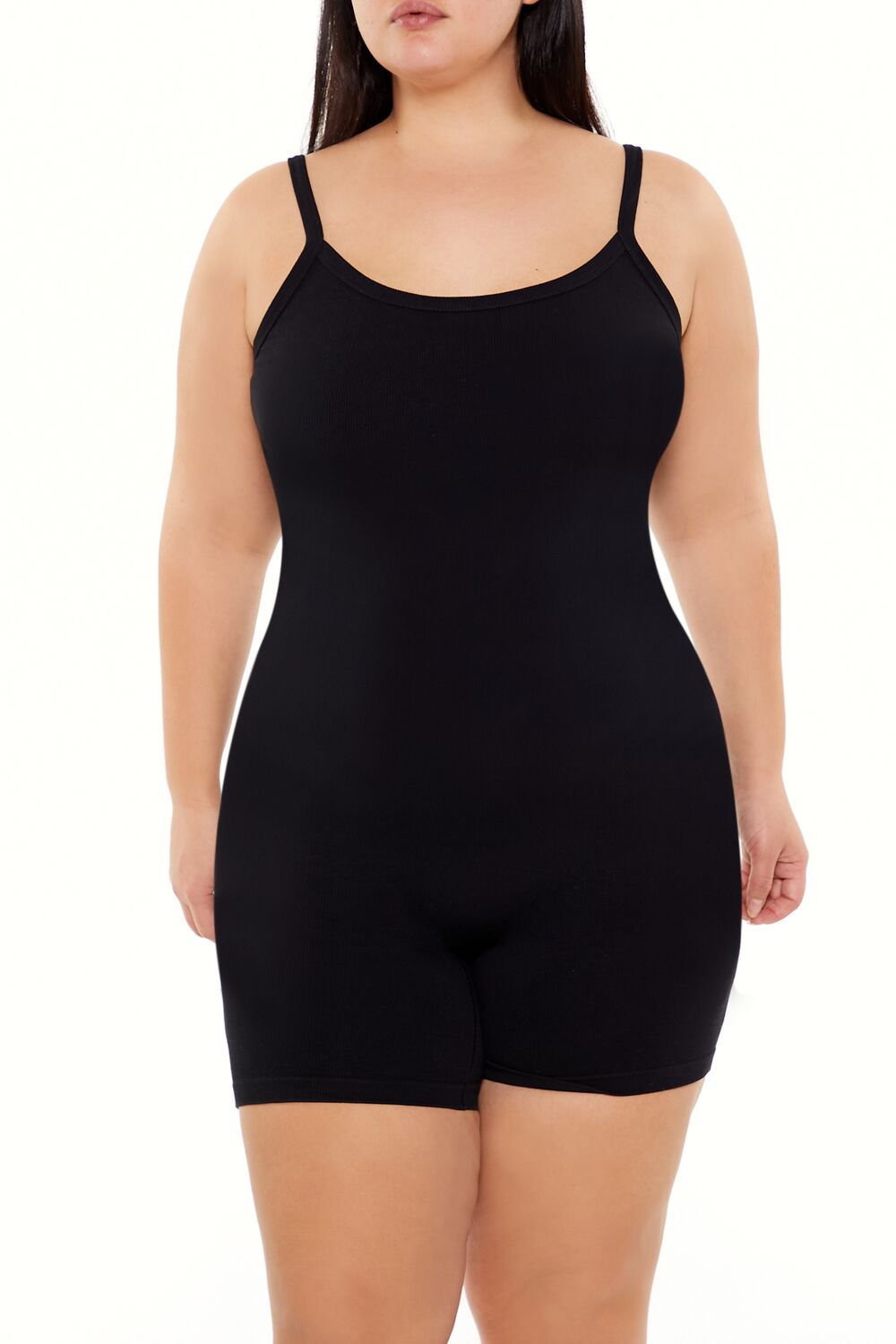 Plus Size Active Seamless Romper-Feelings Star