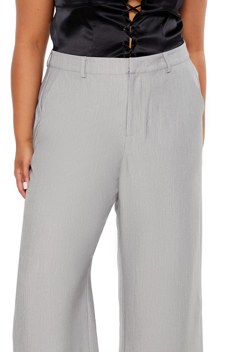 Plus Size Wide-Leg Pants-Feelings Star