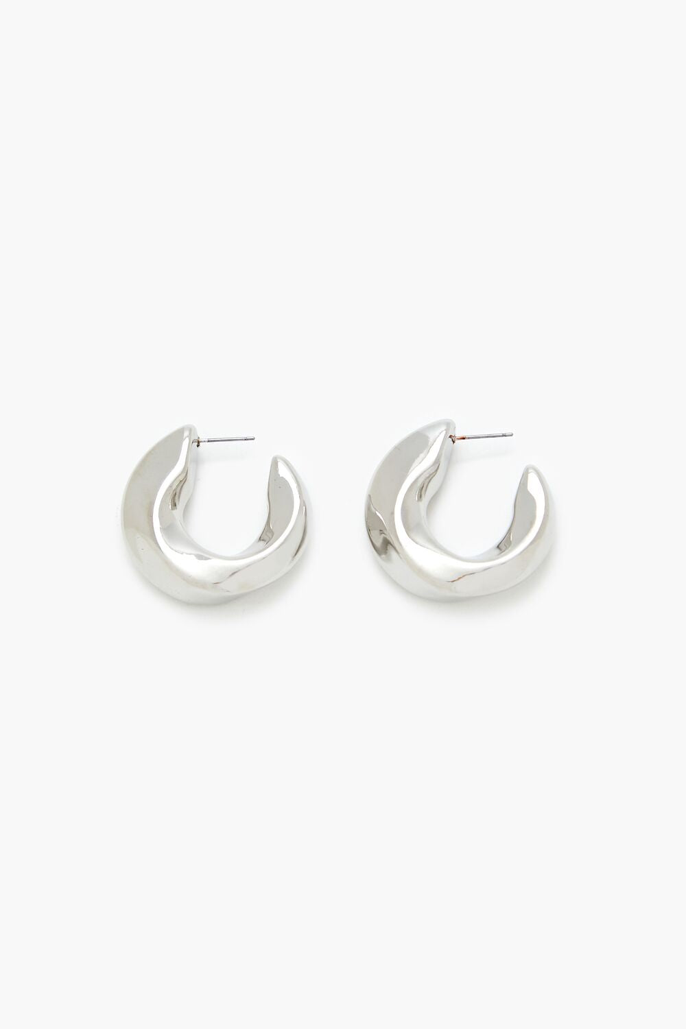Twisted Hoop Earrings-Feelings Star