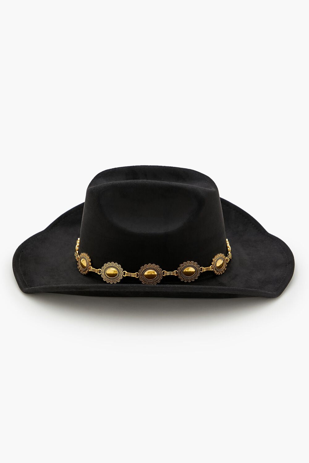 Chain-Trim Cowboy Hat-Feelings Star