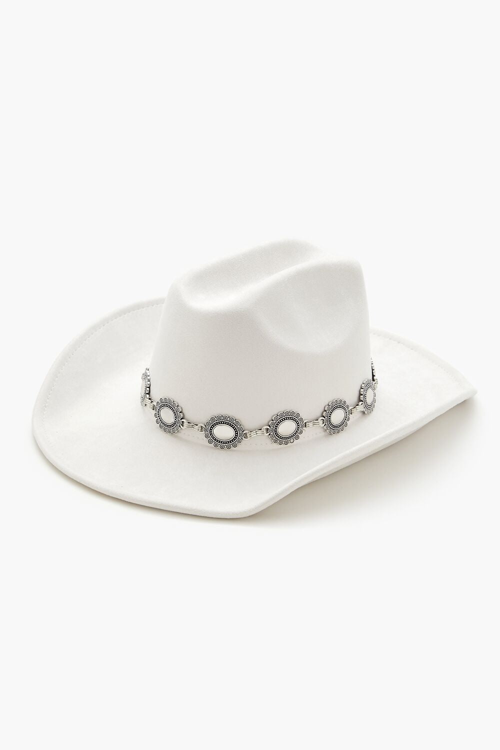 Chain-Trim Cowboy Hat-Feelings Star