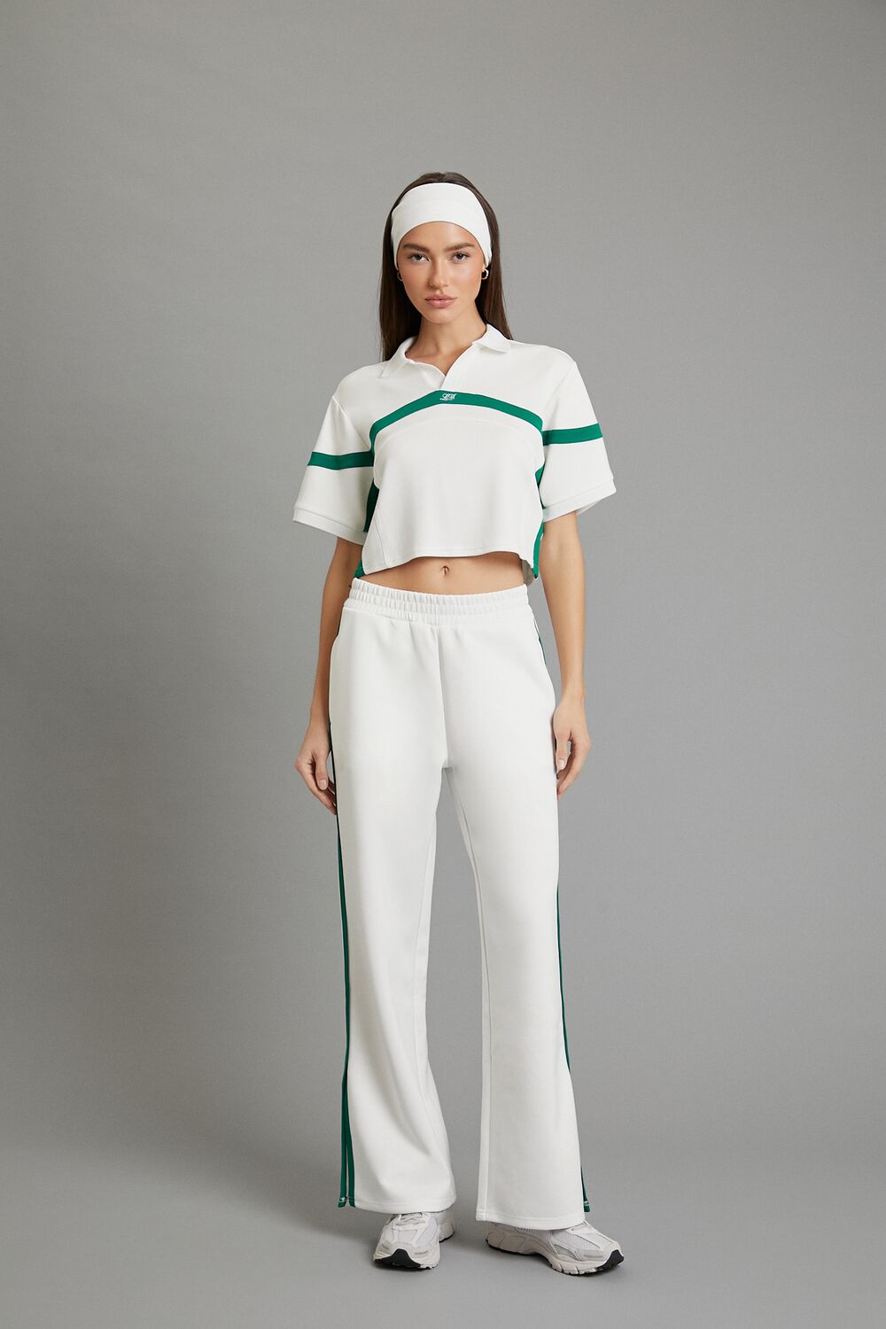 Active Striped LA Polo Shirt-Feelings Star