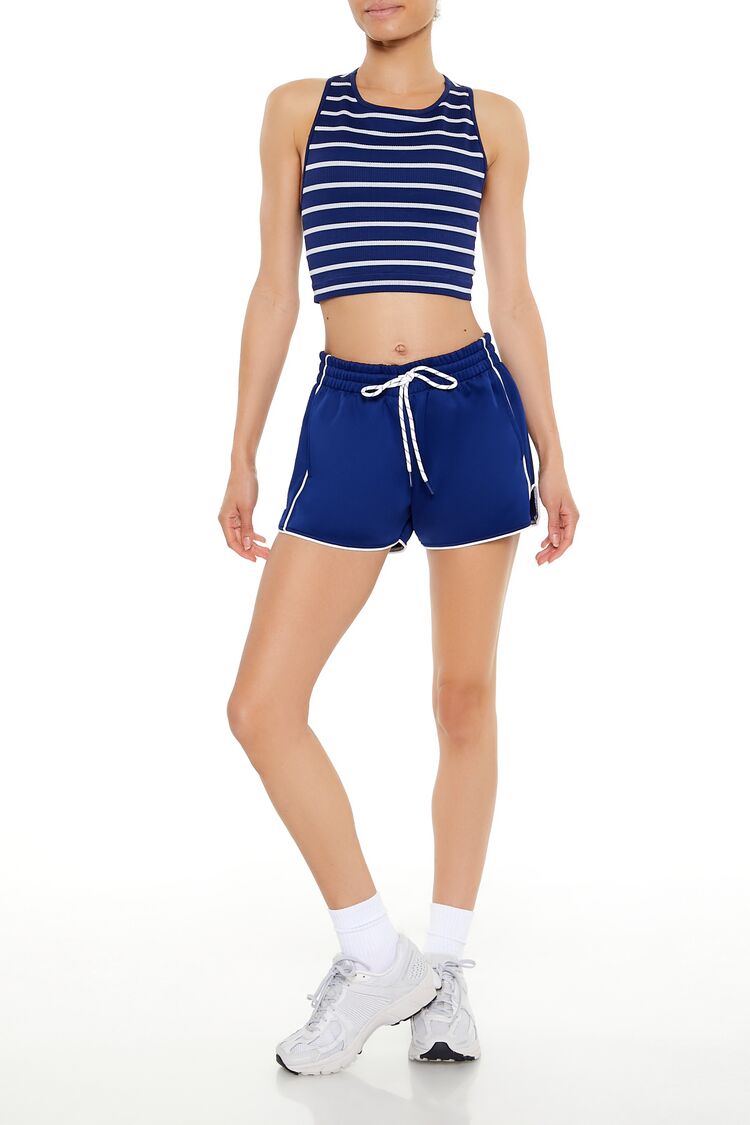 Active Seamless Striped Tank Top-Feelings Star