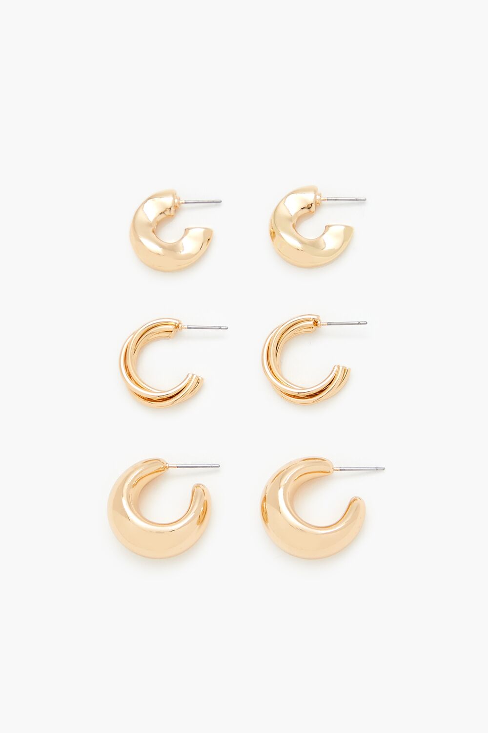 Twisted Hoop Earring Set-Feelings Star