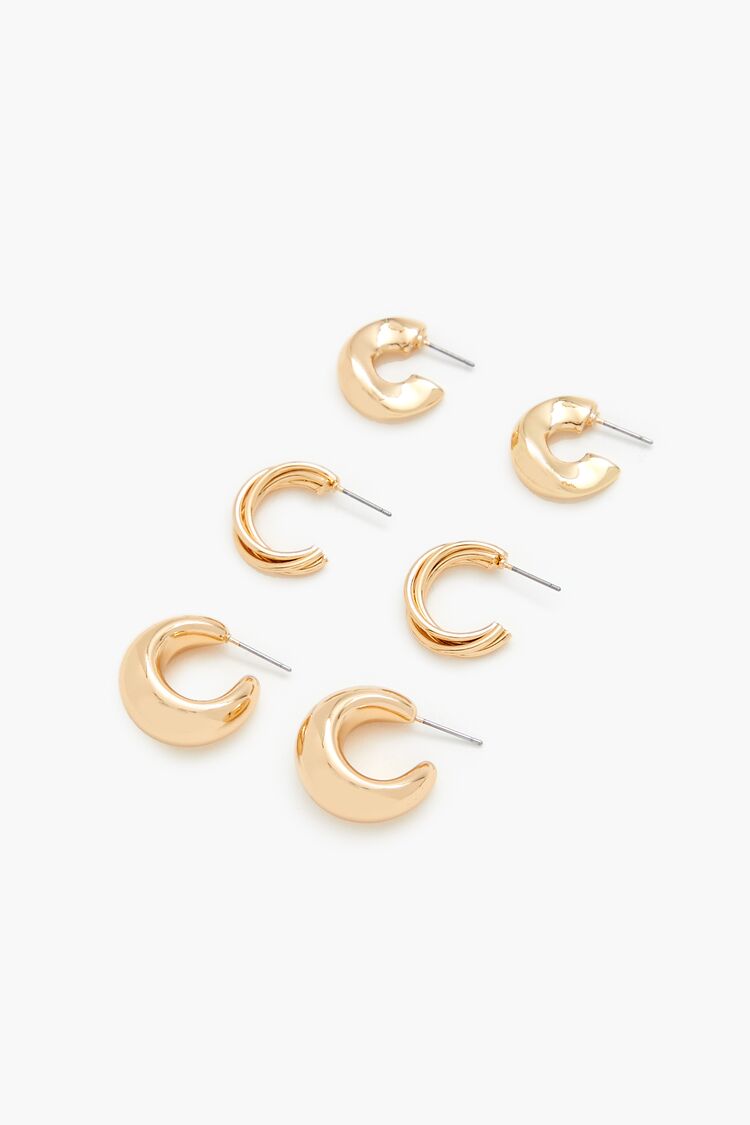 Twisted Hoop Earring Set-Feelings Star
