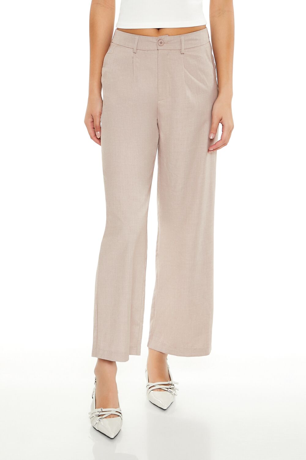 Trouser Mid-Rise Pants-Feelings Star