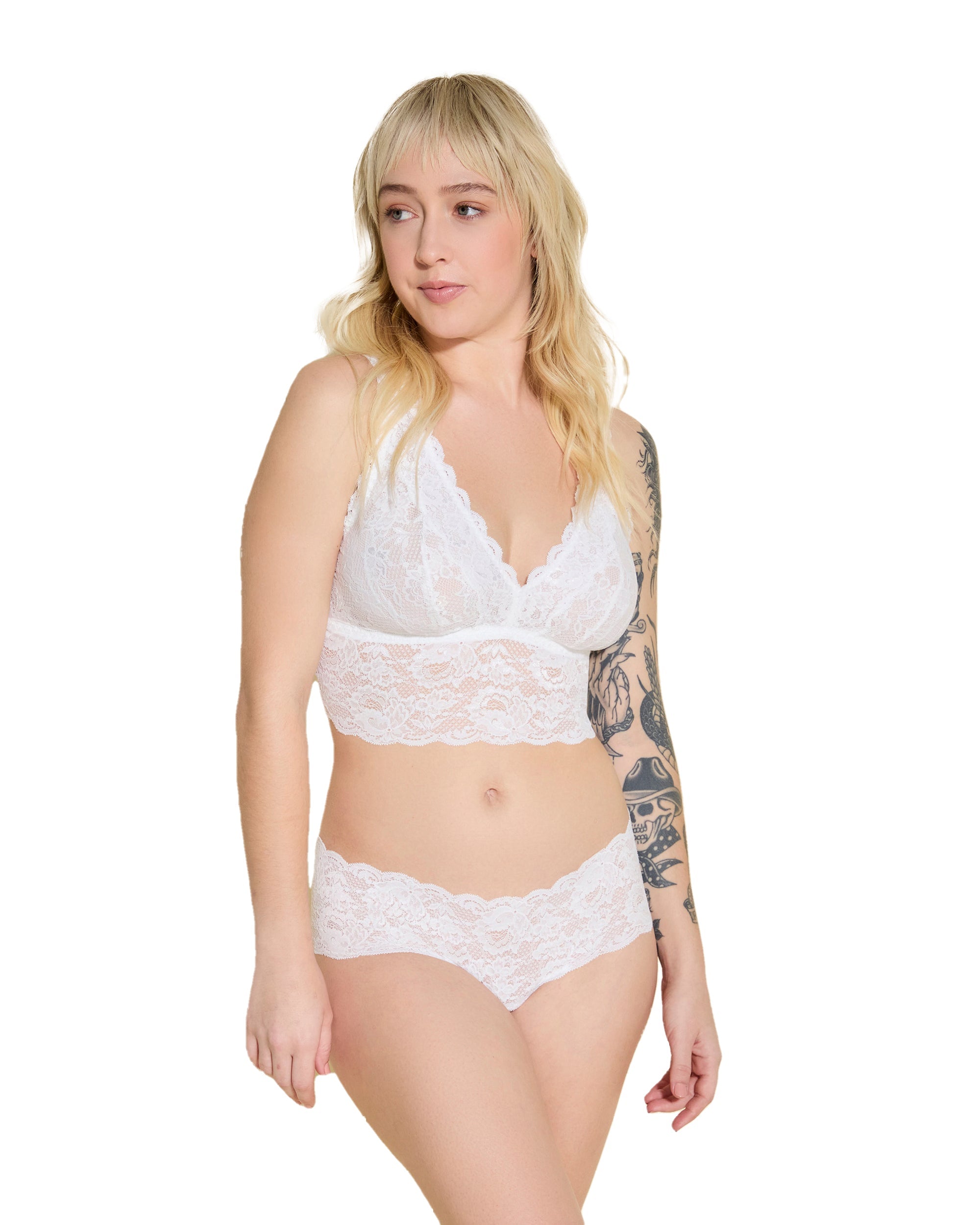 Never Say Never Plungie Bralette-Feelings Star