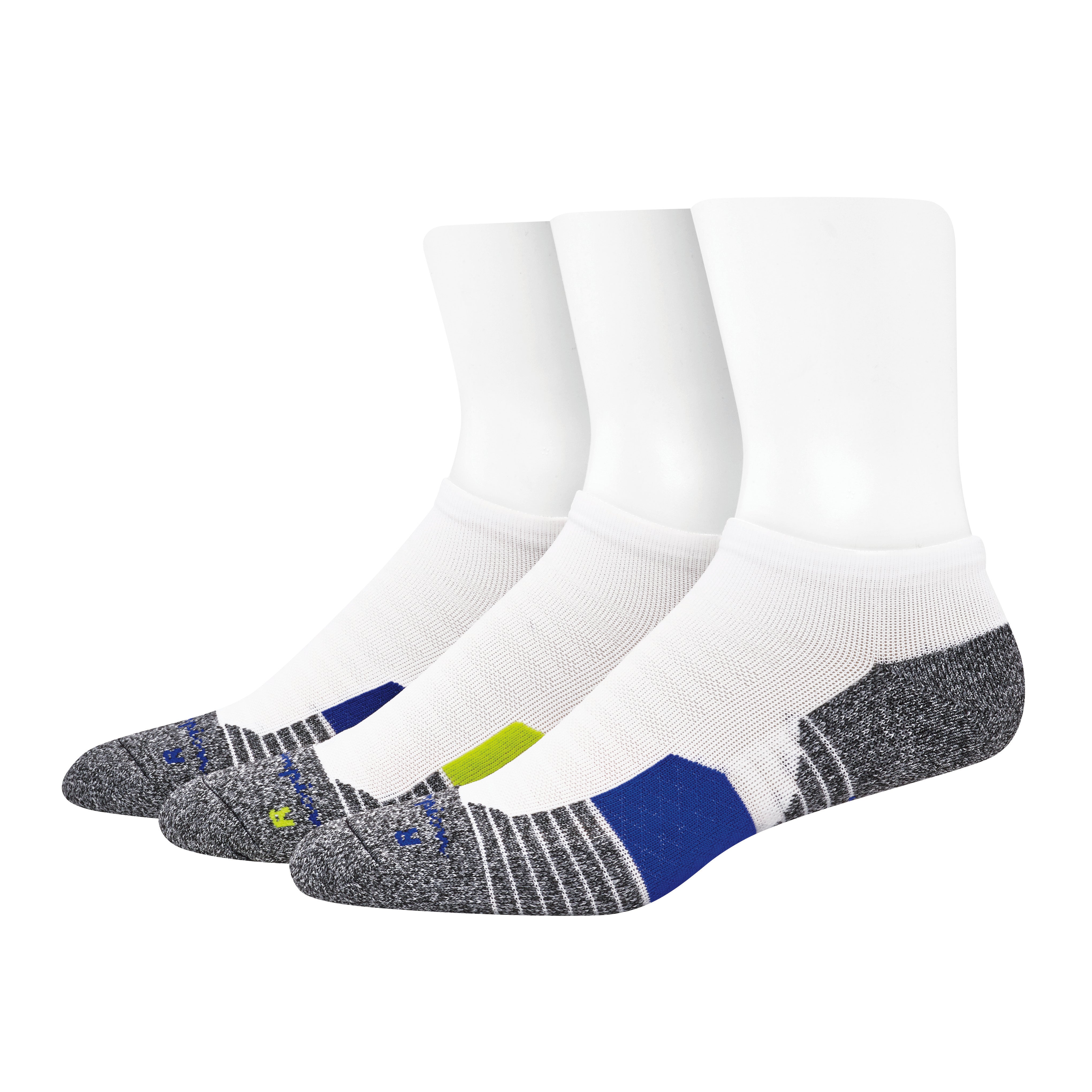 Champion Men's Sport 3 Pack No Show Socks-Feelings Star