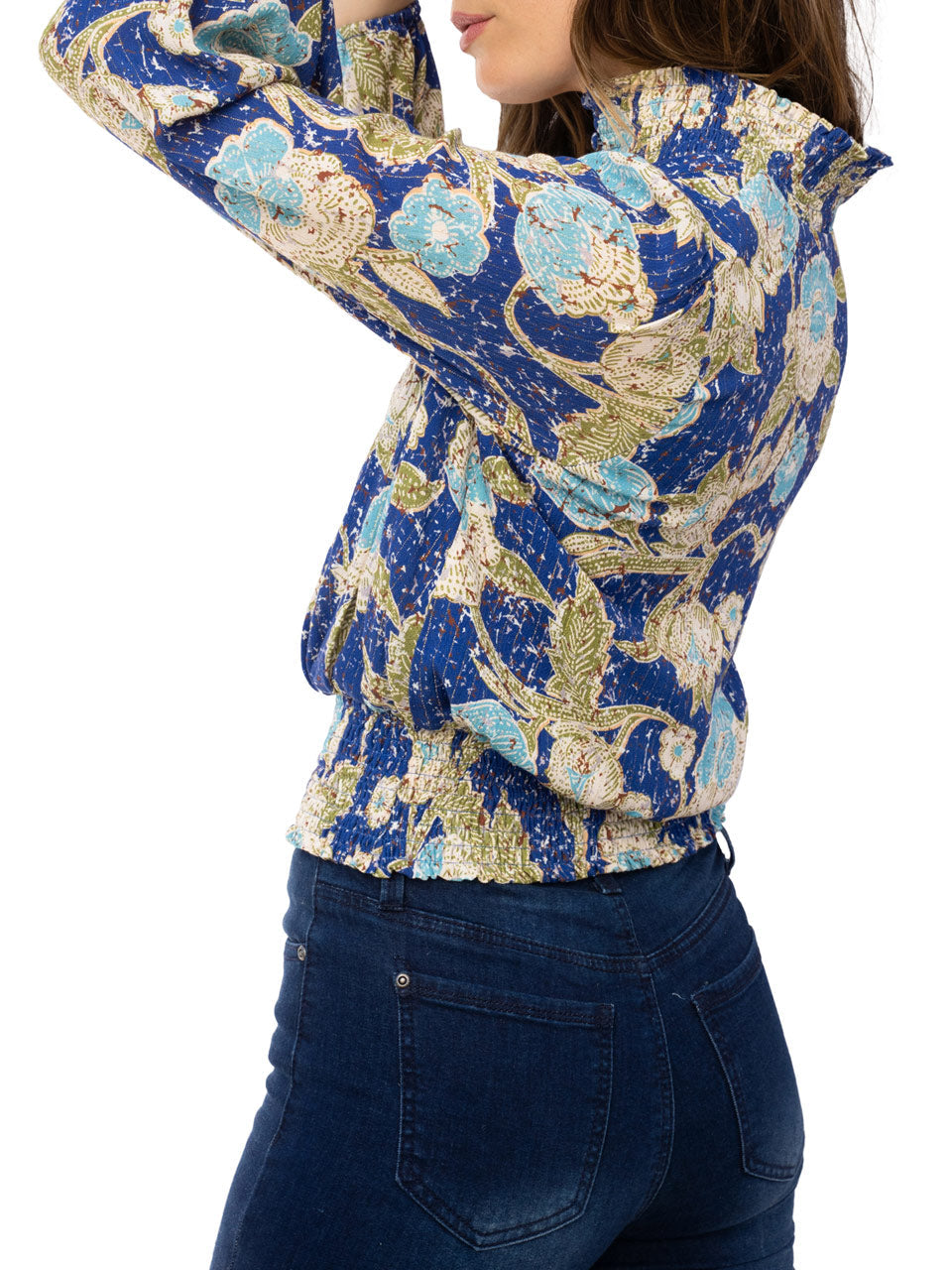 Alea Smocked Top-Feelings Star