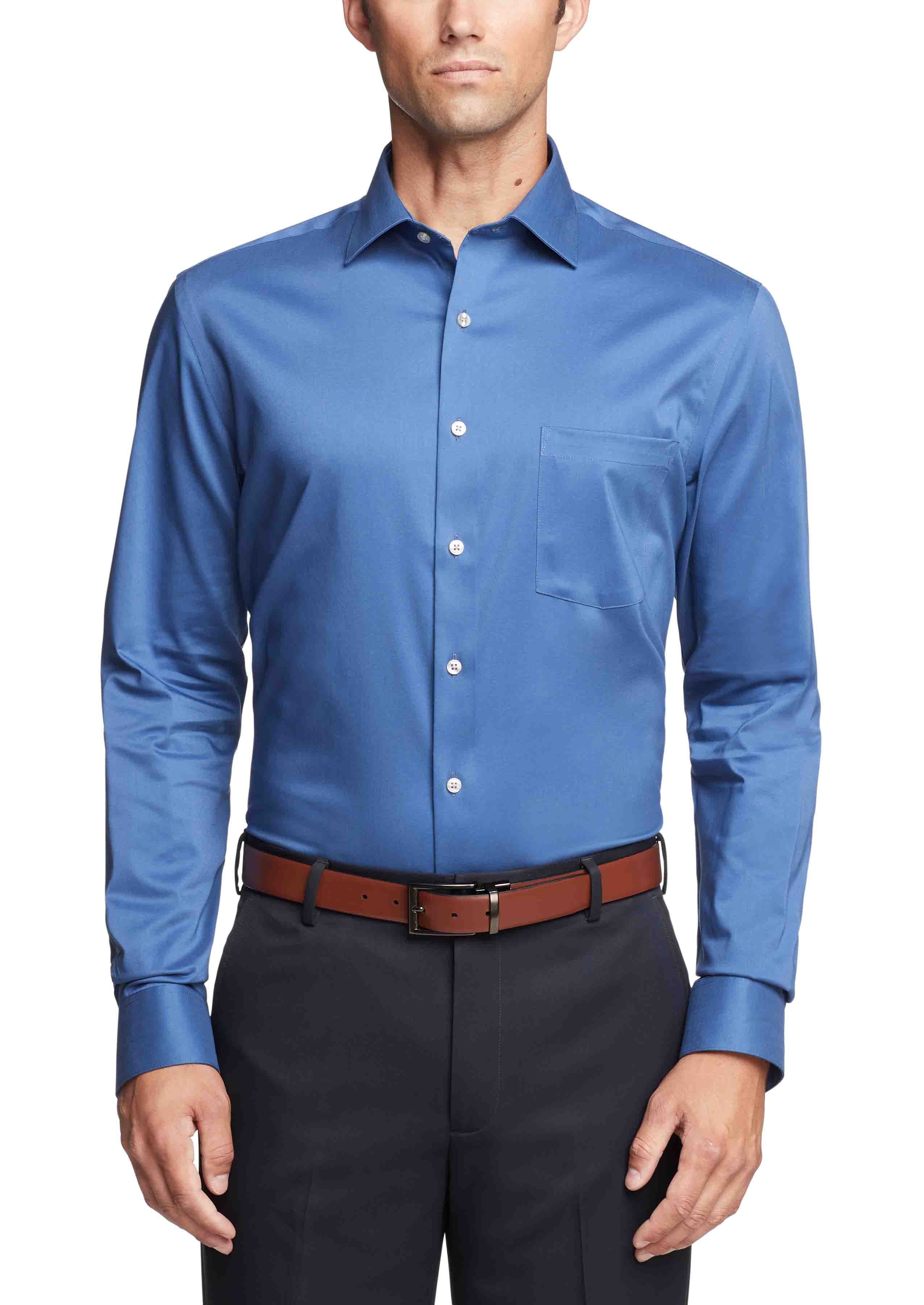 Van Heusen Regular Fit Ultra Wrinkle Free Stretch FLEX Solid-Feelings Star