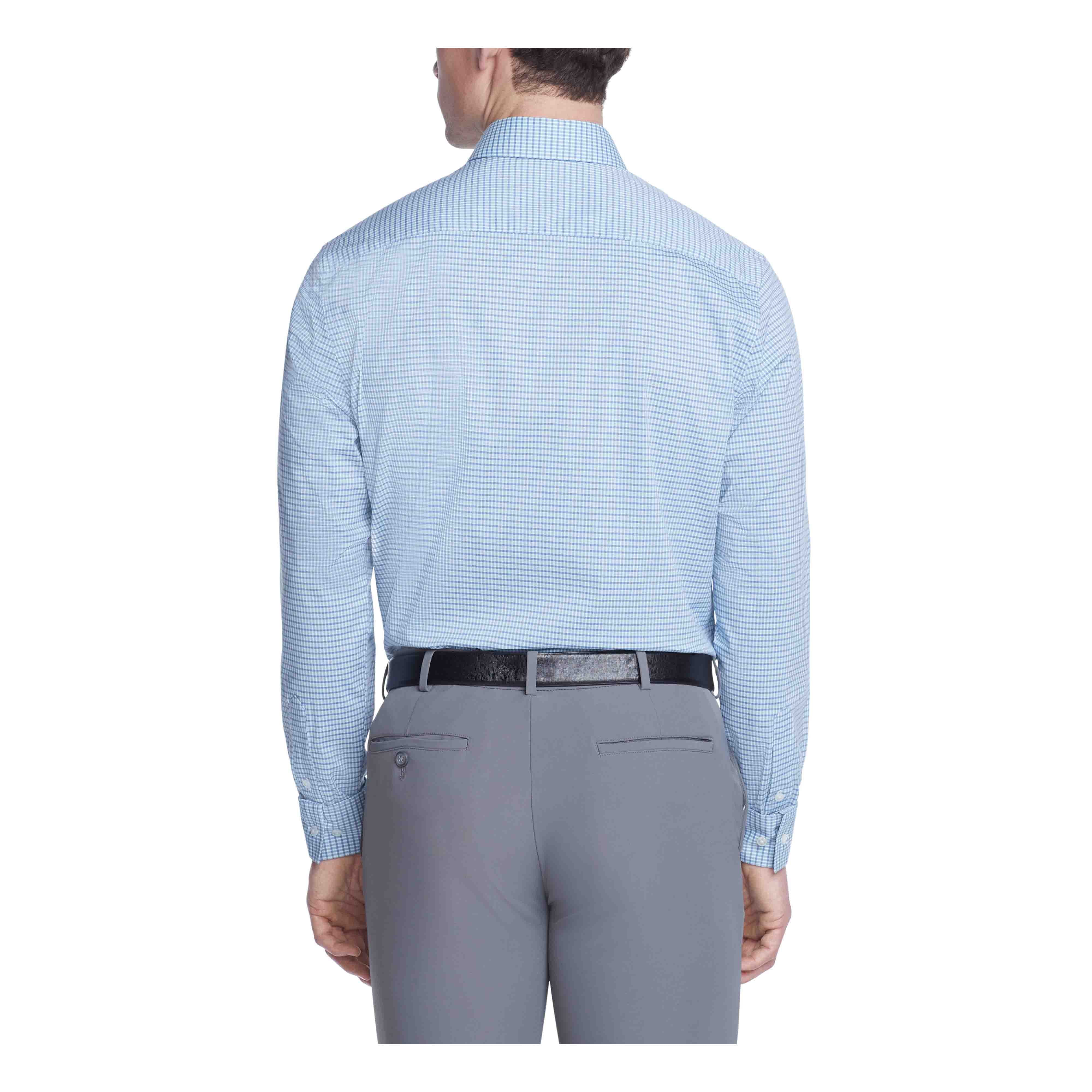 Van Heusen Regular Fit Stain Shield Stretch FLEX Check-Feelings Star