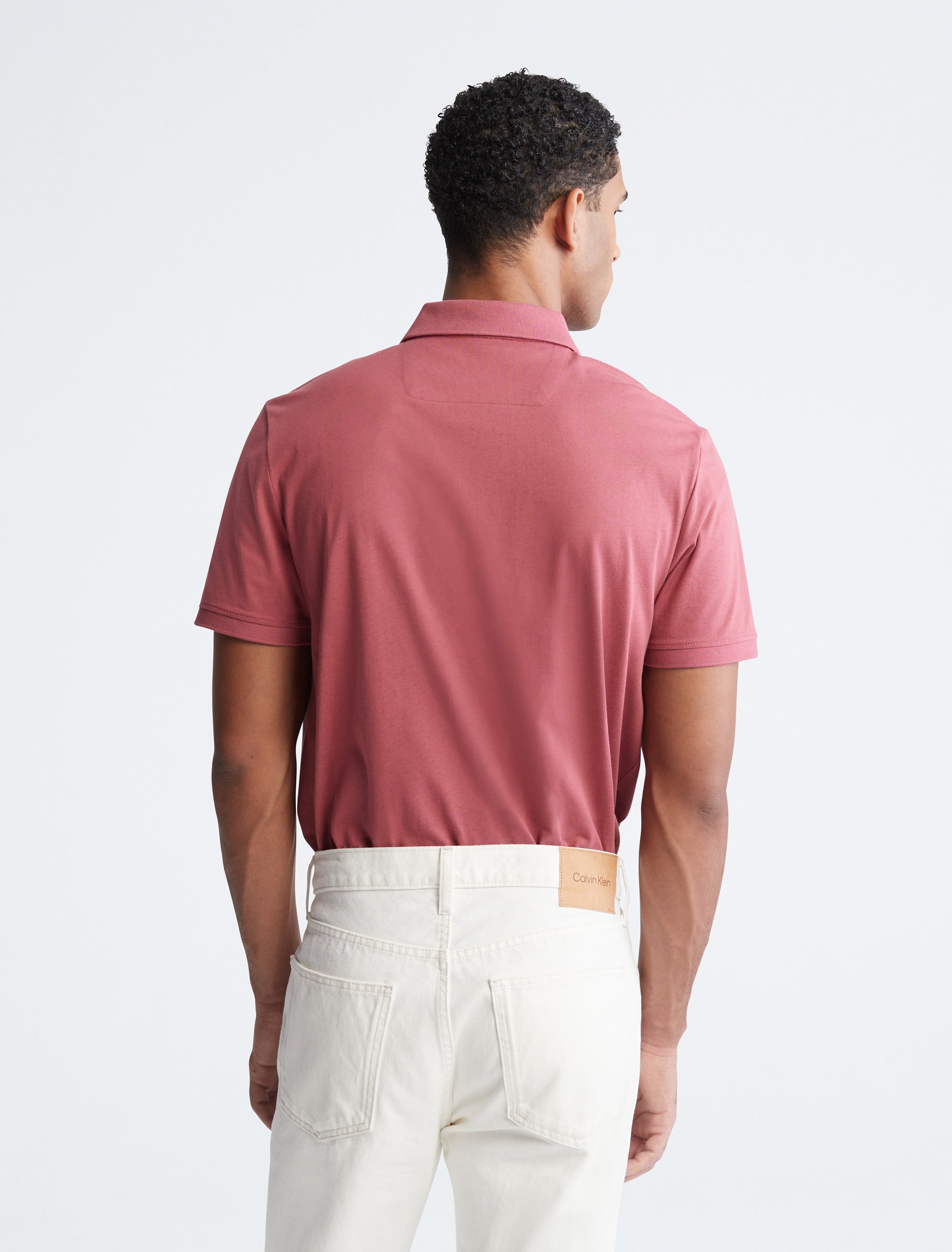 SS SMOOTH COTTON Solid Polo-Feelings Star