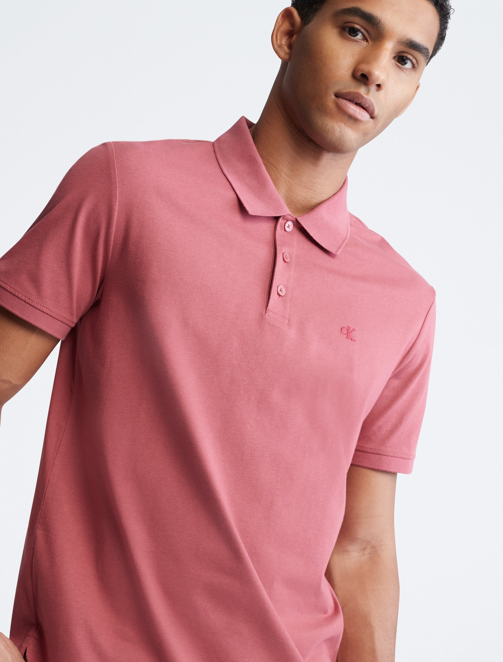 SS SMOOTH COTTON Solid Polo-Feelings Star