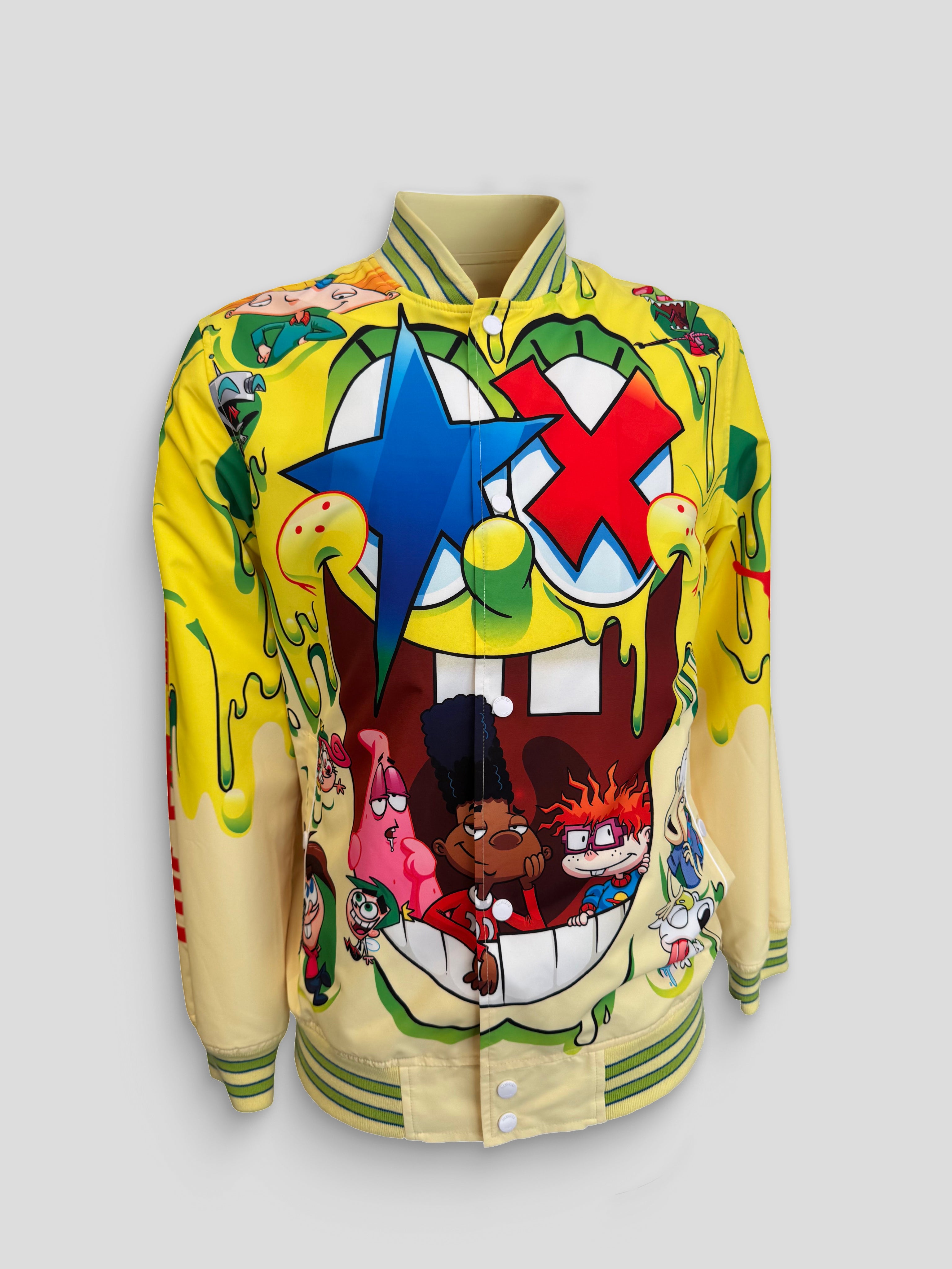 Spongebob Lightweight Bomber-Feelings Star