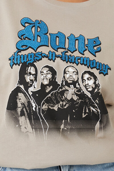 Plus Size Bone Thugs-N-Harmony Graphic Tee-Feelings Star