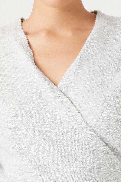 Tie-Back Wrap Sweater-Feelings Star