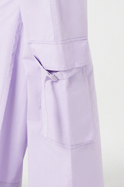 Twill High-Rise Utility Pants-Feelings Star