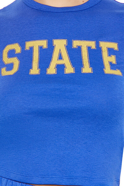 State Graphic Baby Tee-Feelings Star