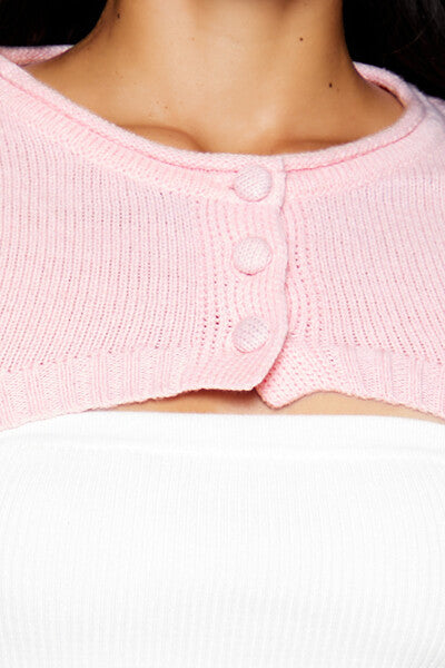 Cardigan Shrug Sweater-Feelings Star