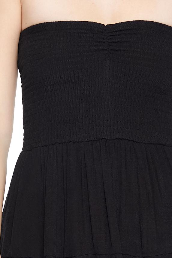 Tiered Strapless Maxi Dress-Feelings Star