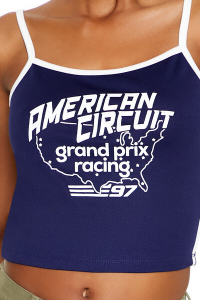 American Circuit Cropped Cami-Feelings Star