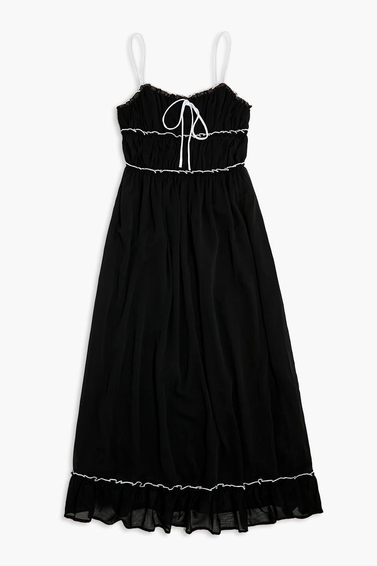 Two-Tone Maxi Dress-Feelings Star