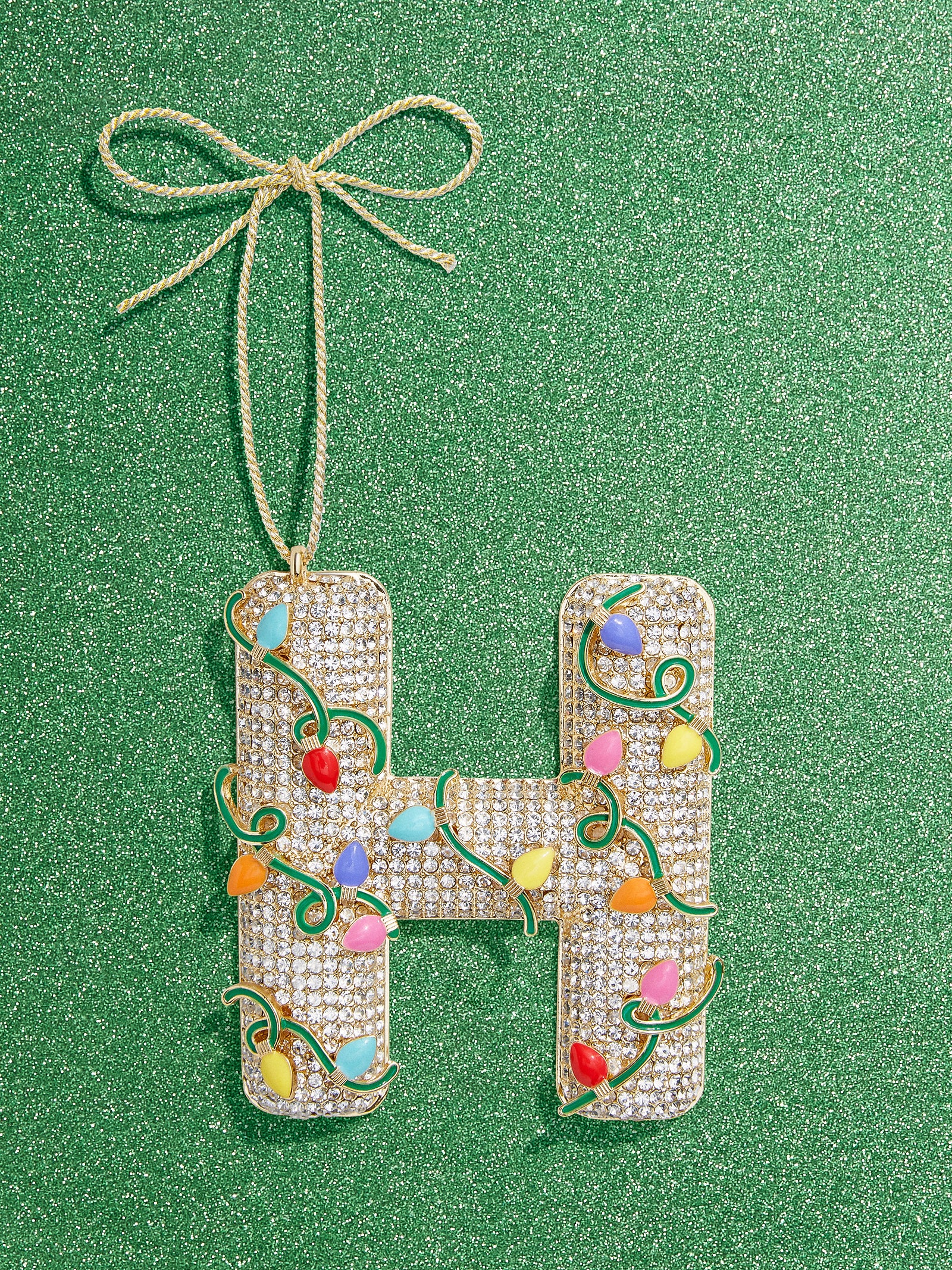 Let It Glow Initial Ornament - Let it Glow Initial-Blues Comming