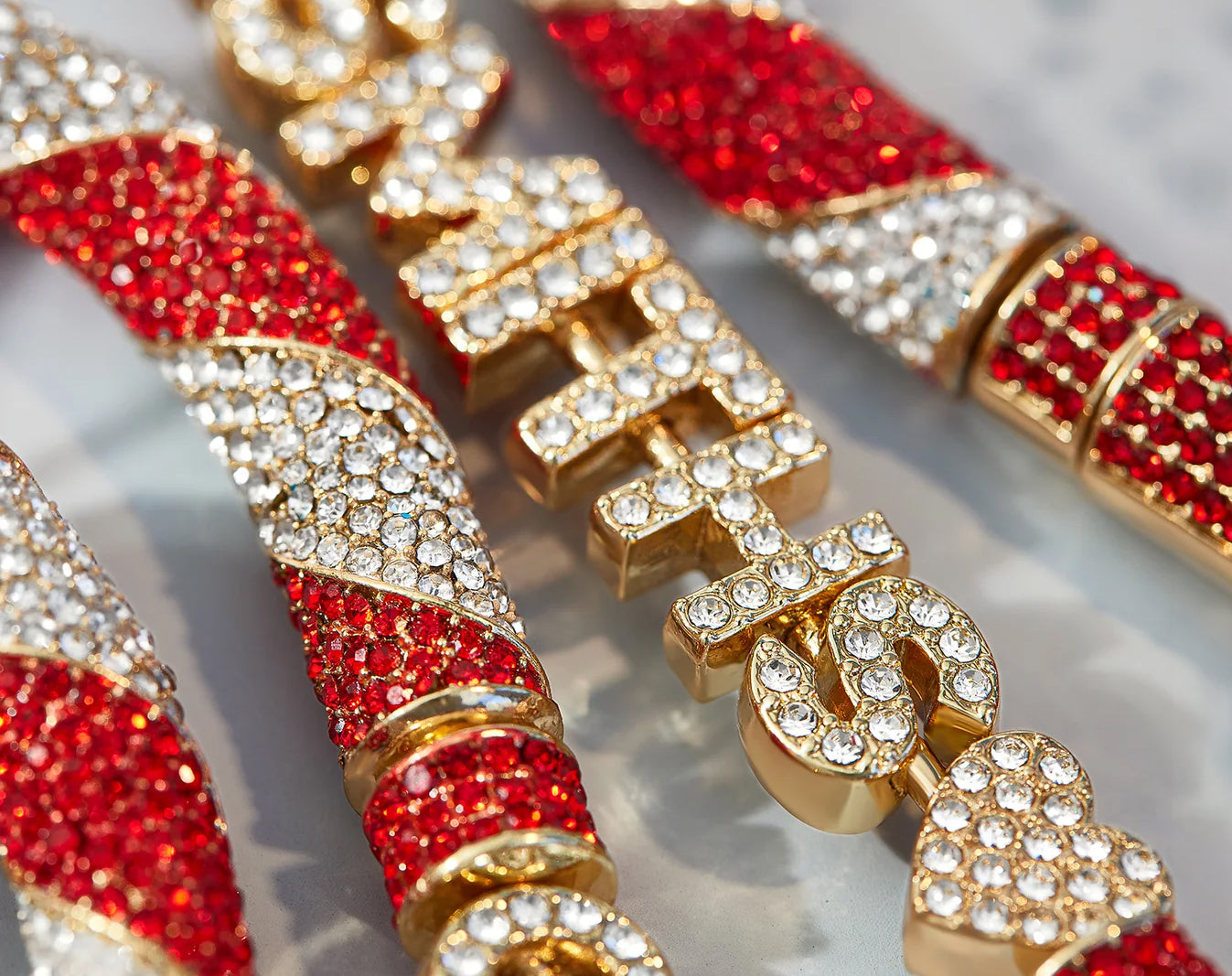 Mint to Be Custom Ornament - Red/White-Blues Comming