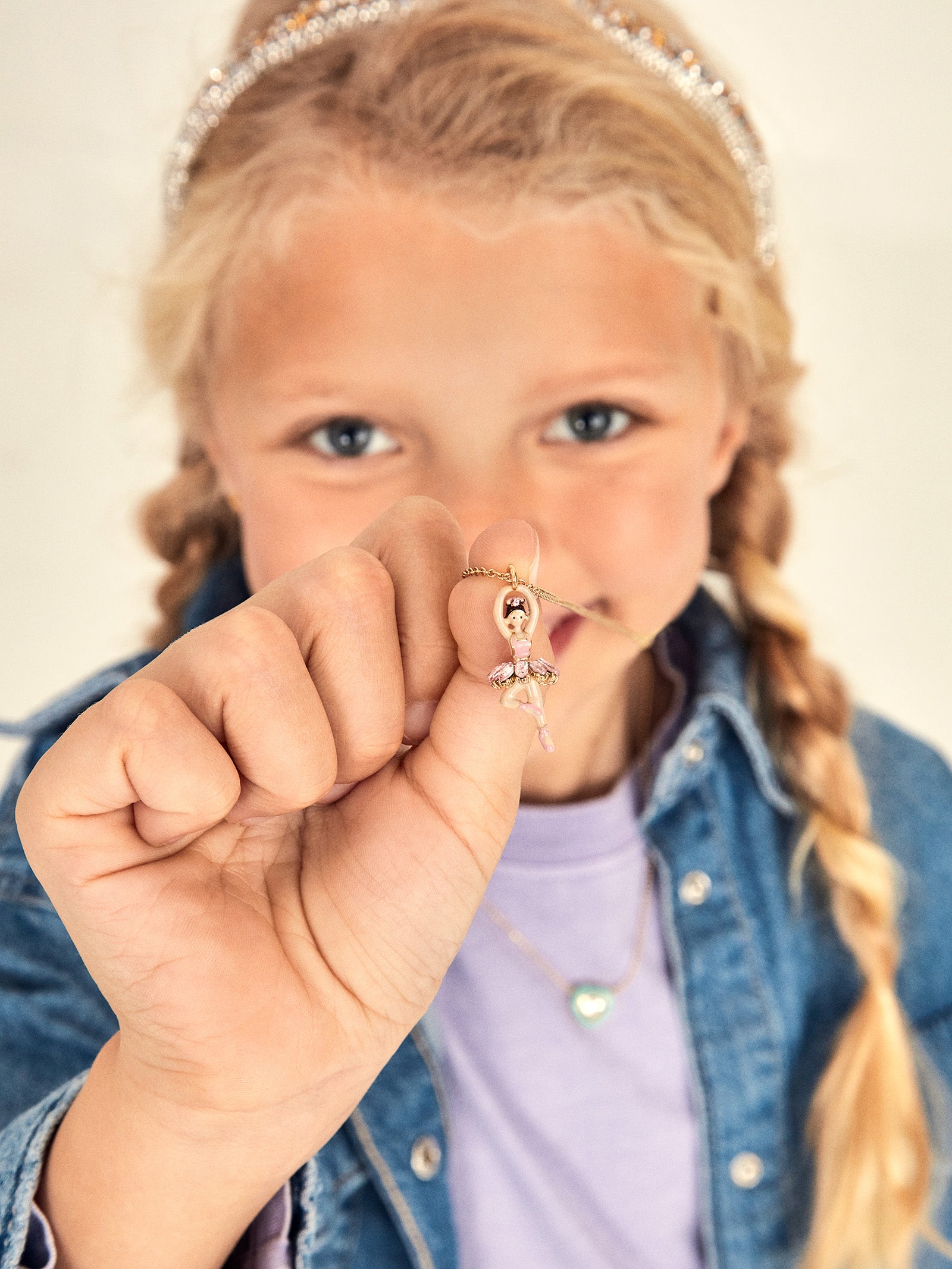 Let's Dance Kids' Necklace - Ballerina-Blues Comming