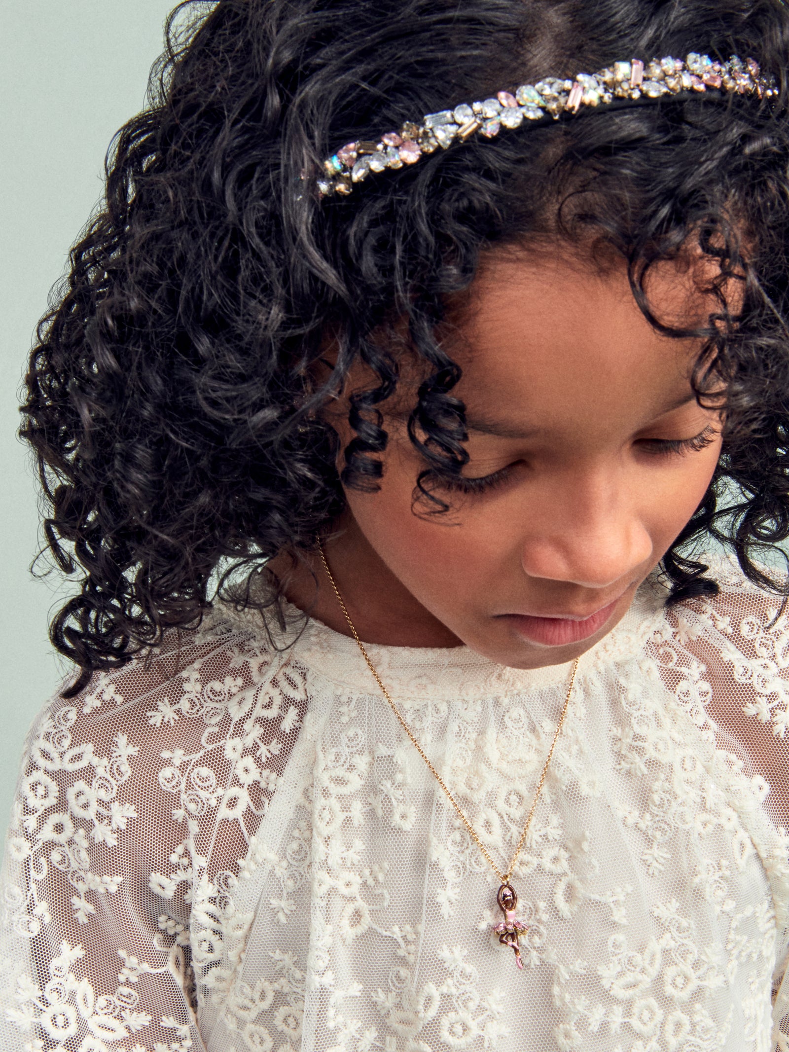 Let's Dance Kids' Necklace - Ballerina-Blues Comming