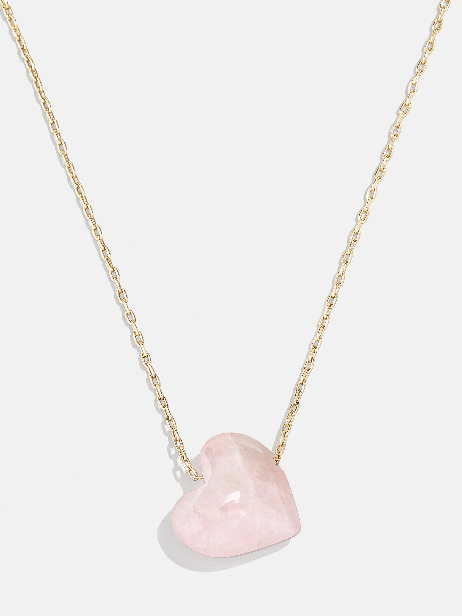Juno Rose Quartz Necklace - Rose Quartz Stone-Blues Comming